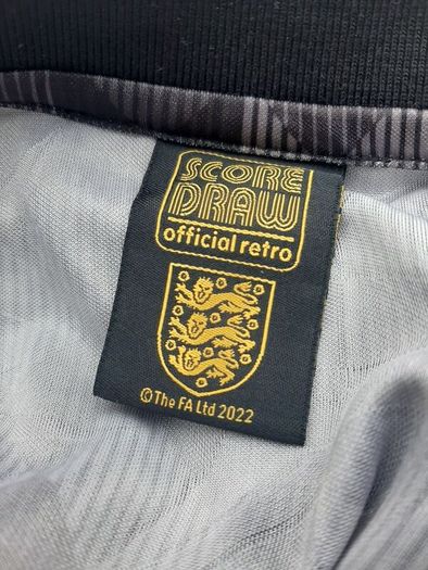 Score Draw England '90 Retro Original Retro Blackout Shirt