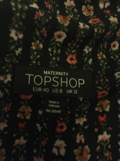 Maternity Topshop shirt