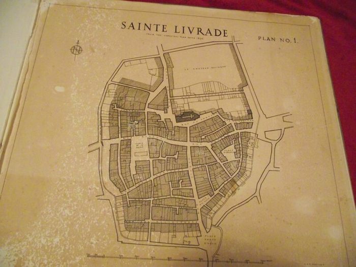 8 X 19th Century French walled city plans - 1816 to 1845