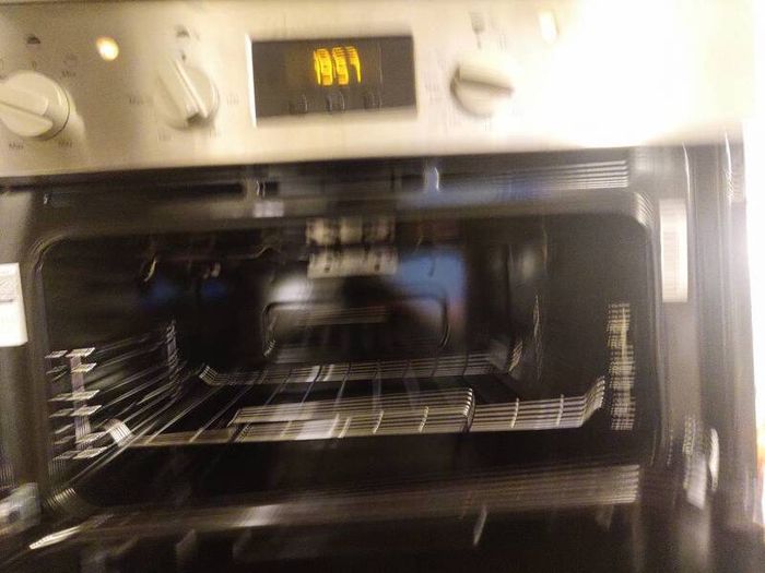 Brand New Indesit Double Oven IDD 6340 IX Removed from New Build Showhouse