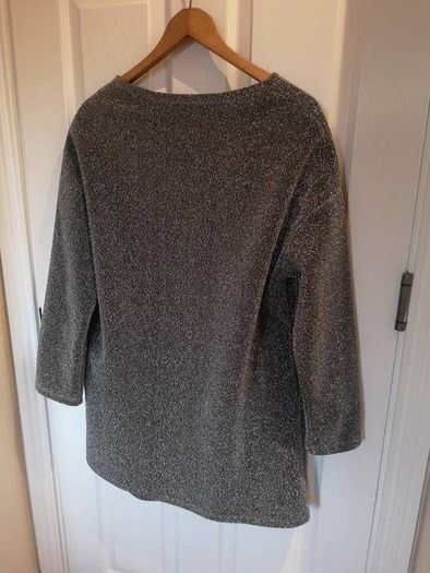 Elli White silver dress coat