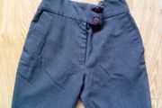 Girls Grey School Trousers.  Age 9-10