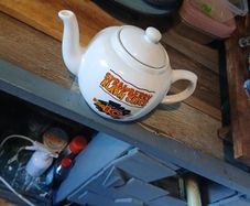 strawberry alarm clock tea pot