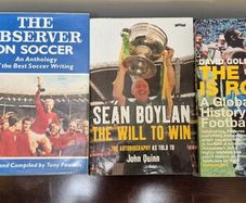Five sports books  Where miracles happen, the story of Thomand Park The Observer on Soccer,  The Good The Bad and the Rugby Sean Boylan, The Will to Win The Ball is Round, a global history of football