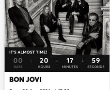 Bon Jovi x2 Low 329 Row DD seats