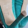 ALDO suede aqua peep toe heels Sz 40 (Fit 7UK) Image 7