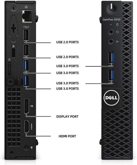 Dell OptiPlex 5050 Mini PC | Intel Core i5-7500T | 16GB RAM tiny Desktop