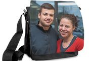 Personalised Custom Printed Shoulder Bag Mini Black