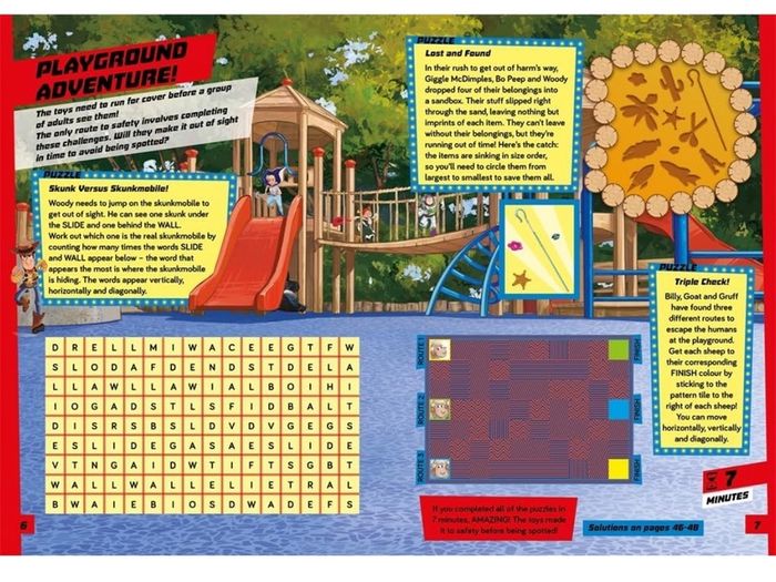 Disney Pixar escape game with puzzles birthday present