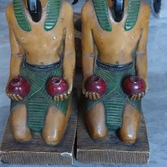 Pair of Pharoah Bookends