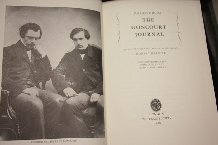 Pages from the Goncourt Journal.