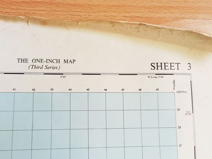 Vintage Ordnance Survey maps of Northern Ireland set of 9 maps