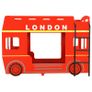 Bunk Bed London Bus Red MDF 90x200 cm Image 6