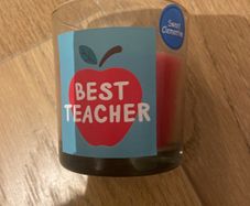 Brand New Best Teacher Candle