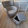 IKEA Wing Armchair with footstool Image 5
