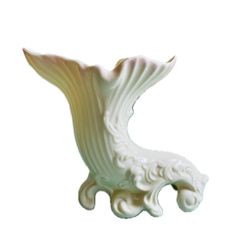 Belleek Cornucopia Vase
