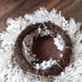 Stunning large  Snowy Christmas wreath brand new Image 3