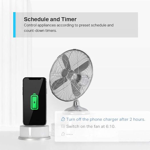 (2-Pack) Smart Plug, Wi-Fi Plug, App Remote Control, Alexa Plug, Voice Control with Alexa & Google, Away Mode, Scheduling & Timer, Device Sharing, Easy Set Up, Multiple Safety Guarantees