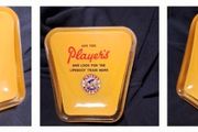Player's Navy Cut Shop Bar Advertising Glass Coin Tray