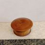Antique French Turned Wood & Incased in Glass Reglious Travel Relic Box Image 6