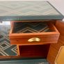 SALE! Burl Front Vintage Cocktail Bar/Cabinet Image 6