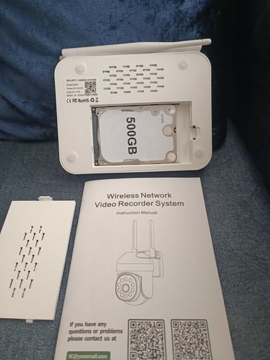 camcamp camera nvr kit sc53 camera X4 500gb hard drive new
