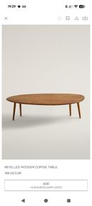 Zara Home wooden coffee table
