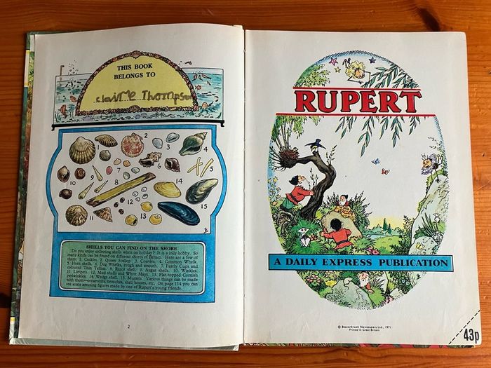 Comic: 'Rupert' annual 1971
