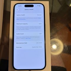 Iphone 15 Pro 256gb - Blue Titanium