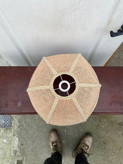 Woven Flower-Style Lampshade