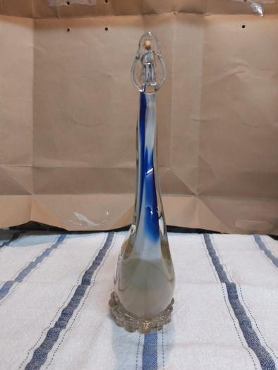 Vintage 1960's Romanian Glass Swan/Duck