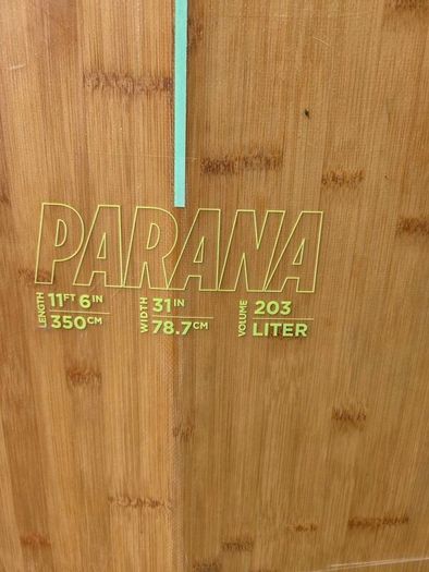Jobe Parana Bamboo 11'6 Hard SUP Paddle Board with Paddle & Leash