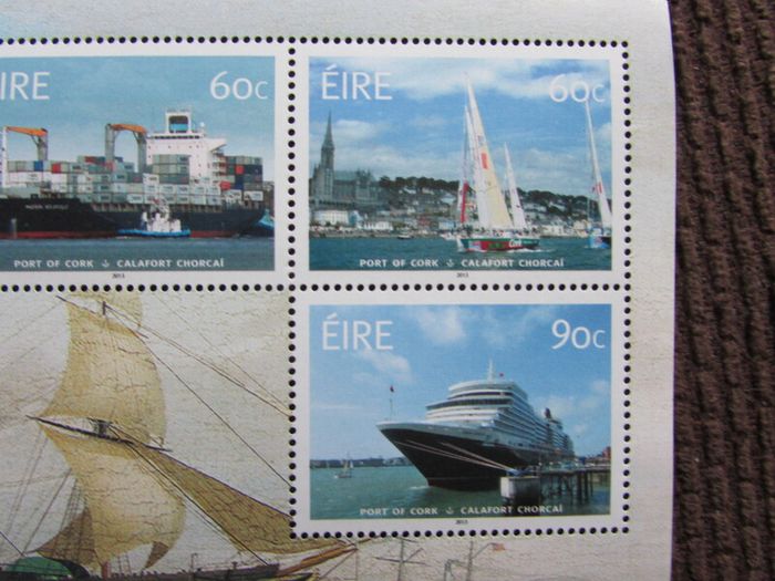 Ireland 2013.Port of Cork, Mini Stamp Sheet.MNH.