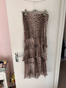 Rixo silk skirt