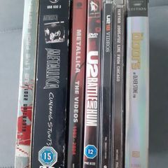 Metallica . U2. The Doors dvd