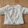 Christening baptism dress 0-3 month with headband, shoes and jacket Image 3