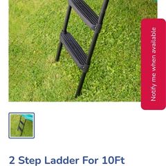 trampoline 2 step ladder