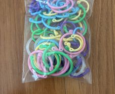 Binder Rings Plastic Multicolour Various Sizes