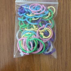 Binder Rings Plastic Multicolour Various Sizes