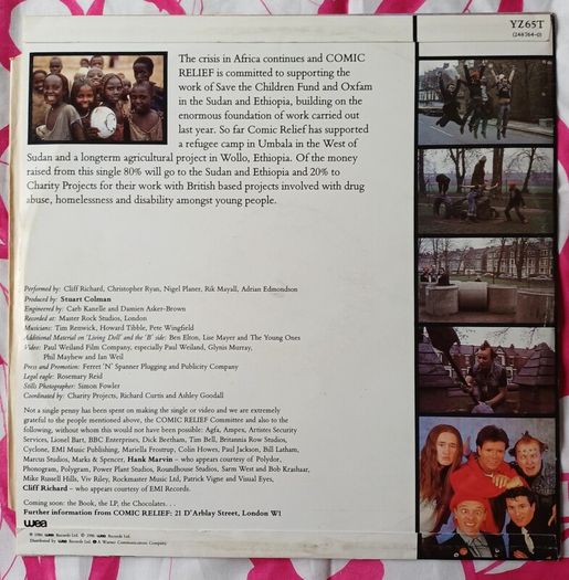 Cliff Richard and the Young Ones 12" Vinyl