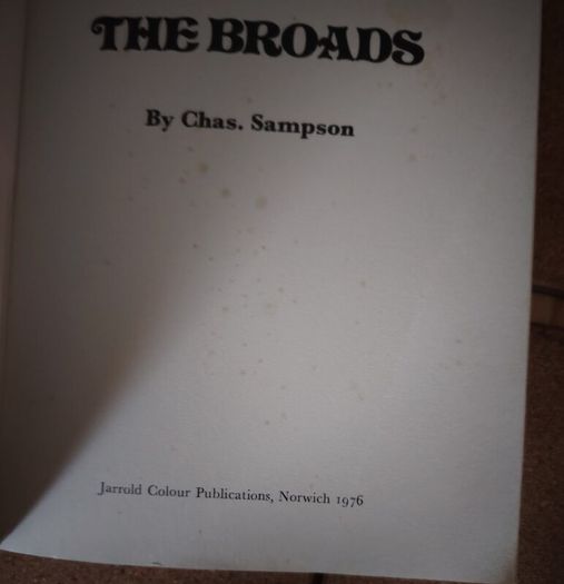 Ghosts of the Broads (1976 Paperback) by Chas Sampson - Jarrold Publications