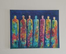 Abstract Figurative Painting