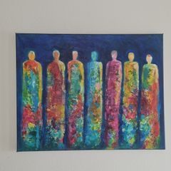 Abstract Figurative Painting