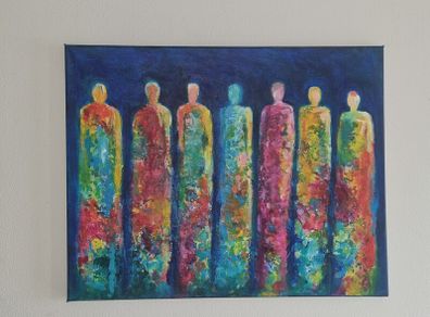 Abstract Figurative Painting