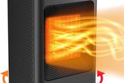 Portable Space Heater, Fan Heaters for Home Low Energy Silent, 1500 / 750W PTC Electric Heater with Tip-Over and Overheat Protection, 4 Heat Settings&amp;Thermostat, Suitable for Office, Home, Dormitory (FREE POSTAGE)