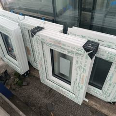 5 white pvc bathroom windows