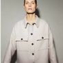 Fab Zara Cream Premium Manteco Italian Wool Blend Oversized Shacket Image 4