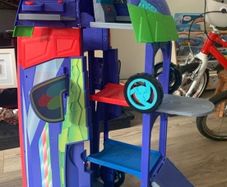 pj mask tower and vechles and plane