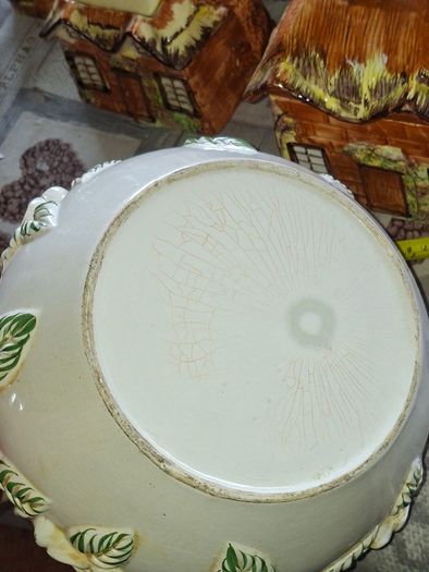 Old Large Ceramic Indoor Planter Jardiniere or Cachepot, Postage Available or Collection