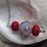 Lampwork glass jewellery,Necklace,Stainless steel chain,New,Gift Image 4